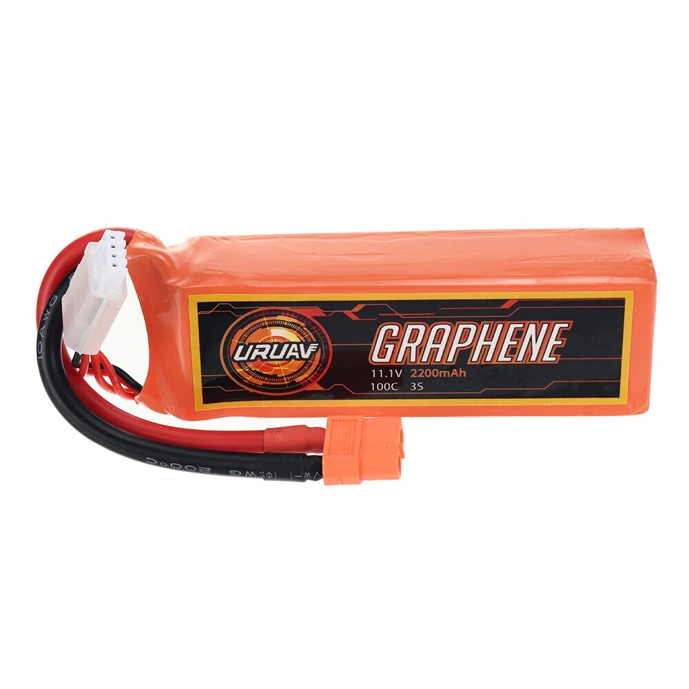 URUAV graphene 11.1V 2200mah 100C 3S lipo батарея XT60 штекер для RC дрон - заказать