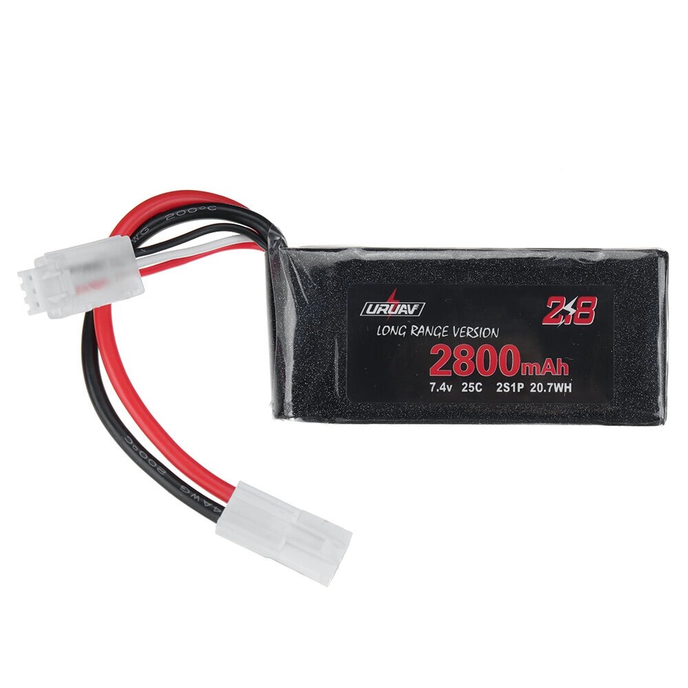 URUAV 7.4V 2800mAh 25C 2S LiPo Батарея Маленькая вилка Tamiya для RC Авто - преимущества