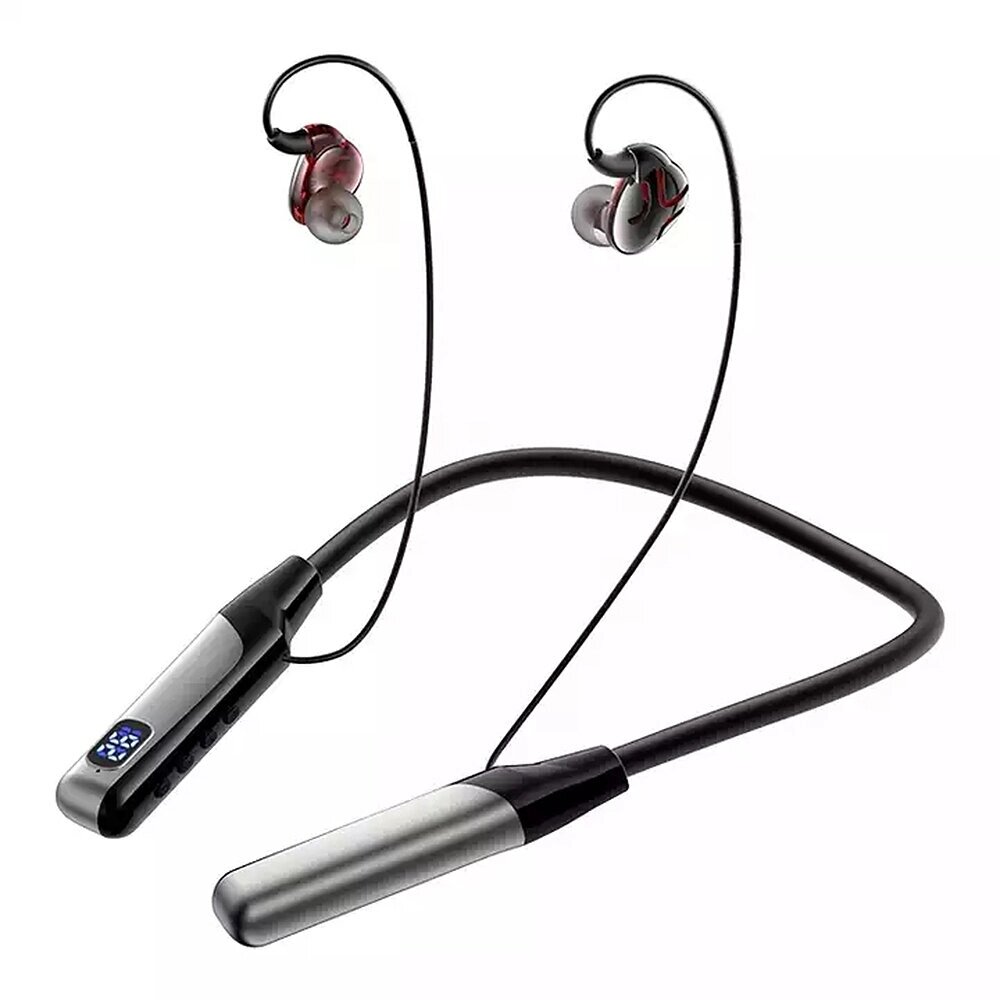 Н6 Wireless Наушник Bluetooth V5.3 HiFi Sound 400 мАч LED Батарея Дисплей Водонепроницаемы Soft Wire Sports Шея Подвесна - преимущества