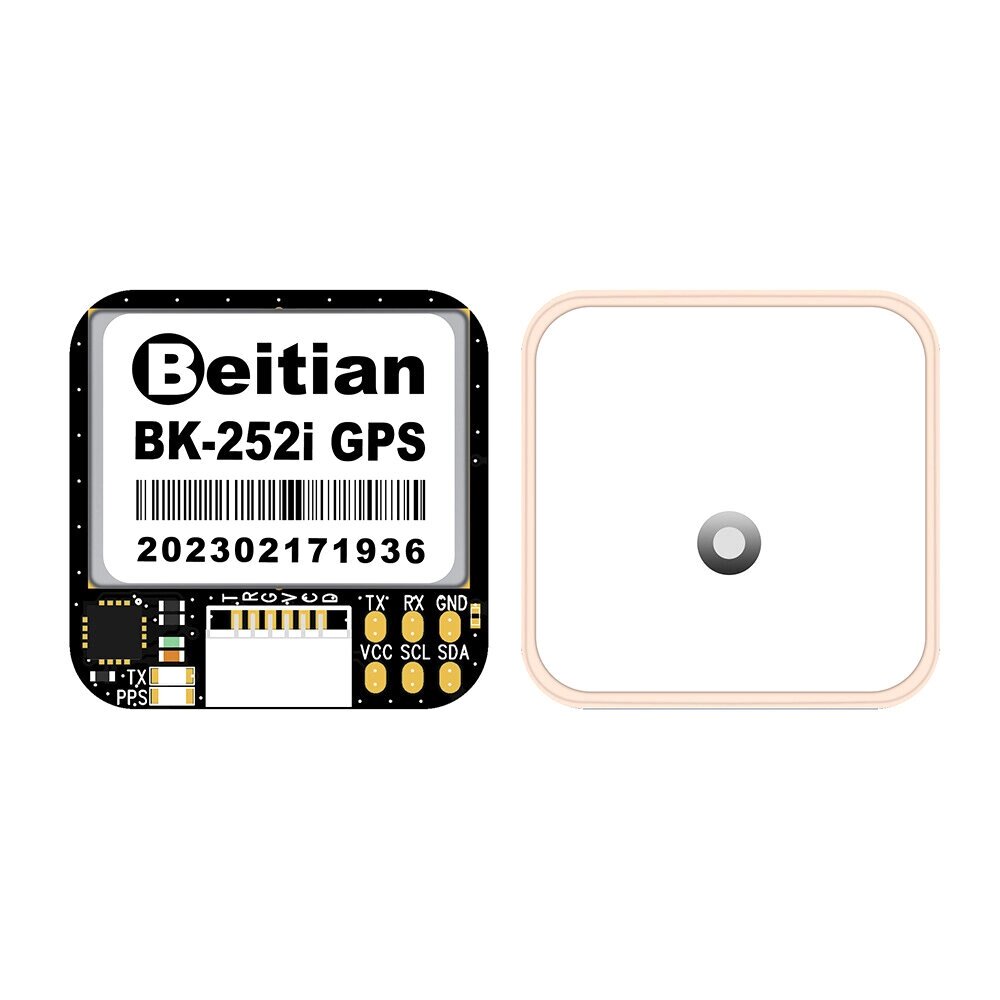 Beitian BK-252i GPS модуль с QMC5883 Compass NMEA UBX Dual Protocol M9140 Чип Сверхнизкое энергопотребление Дрон UAV GNS - описание