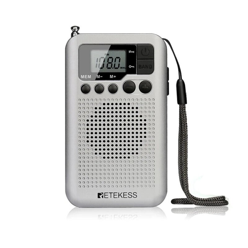 Retekes TR106 Mini Радио Портативный Радио FM AM Радио с LCD Дисплей Динамик с цифровой настройкой Разъем для наушников - заказать