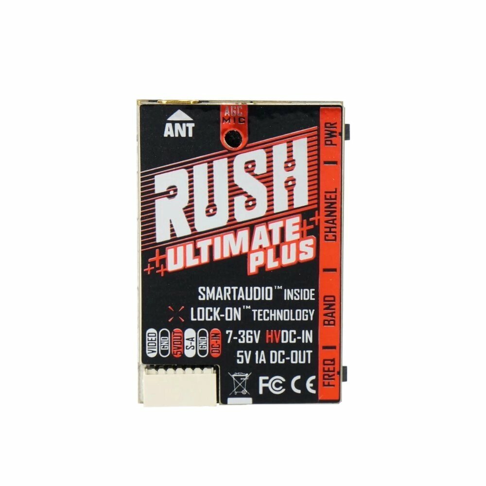 RUSH TANK PLUS 5,8 ГГц 48CH Smart Audio 0/25/200/500/800 мВт Переключаемый FPV передатчик VTX Встроенный микрофон AGC дл - распродажа