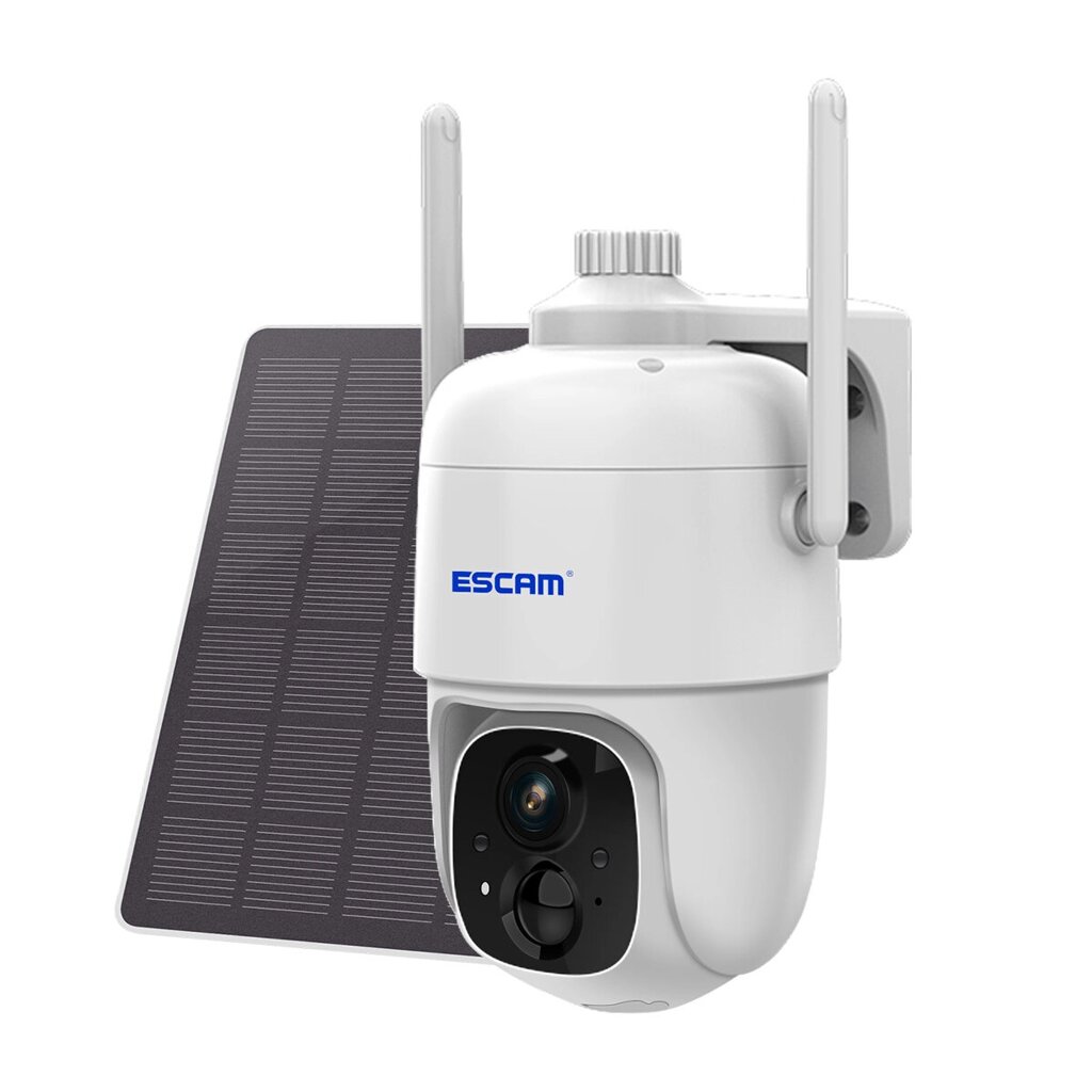 ESCAM G24 3MP WiFi IP камера с 5W Солнечная Панель Intelligent Night Vision PIR Alarm APP Notifications Push Two-way Int - доставка