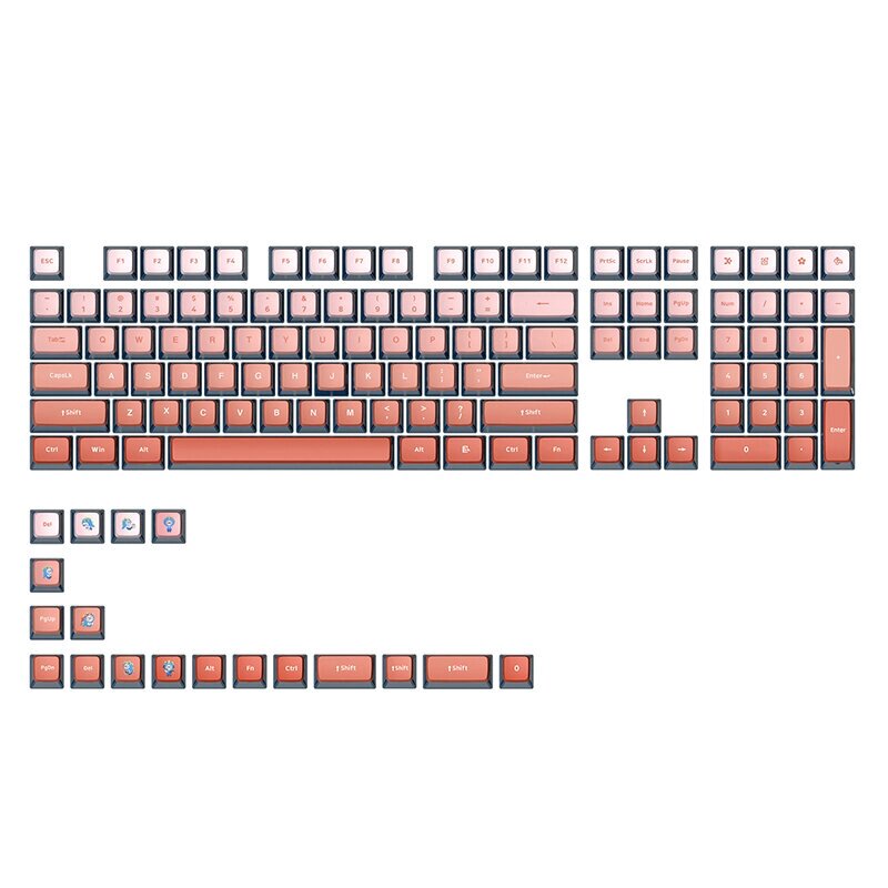 СКАЙЛУНГ ГК7 126шт полный набор румяна пудинг PBT Keycaps Set - Bangoo