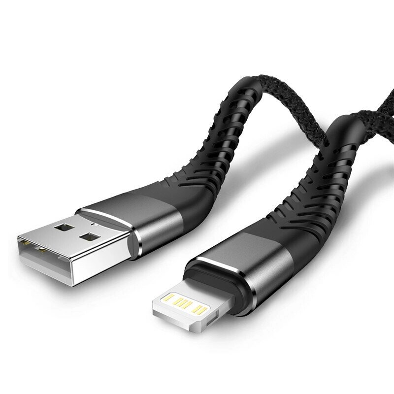 3A USB-A к iP/Type-C Кабель КК2.0/3.0/4.0 для быстрой зарядки и передачи данных Медь Core Line 1M/2M Long для iPhone 12 - наличие