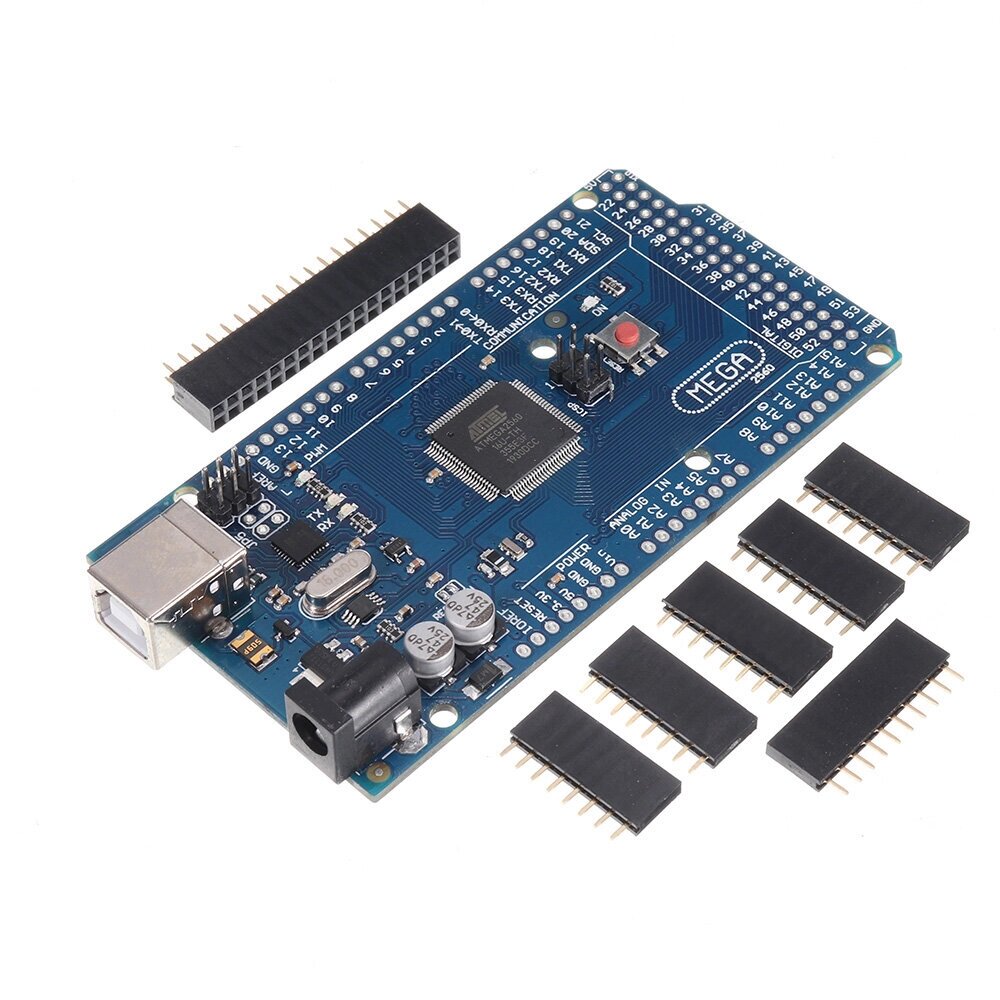 Mega 2560 R3 ATmega2560-16AU Совет по развитию Without USB Cable Geekcreit for Arduino - products that work with officia - гарантия