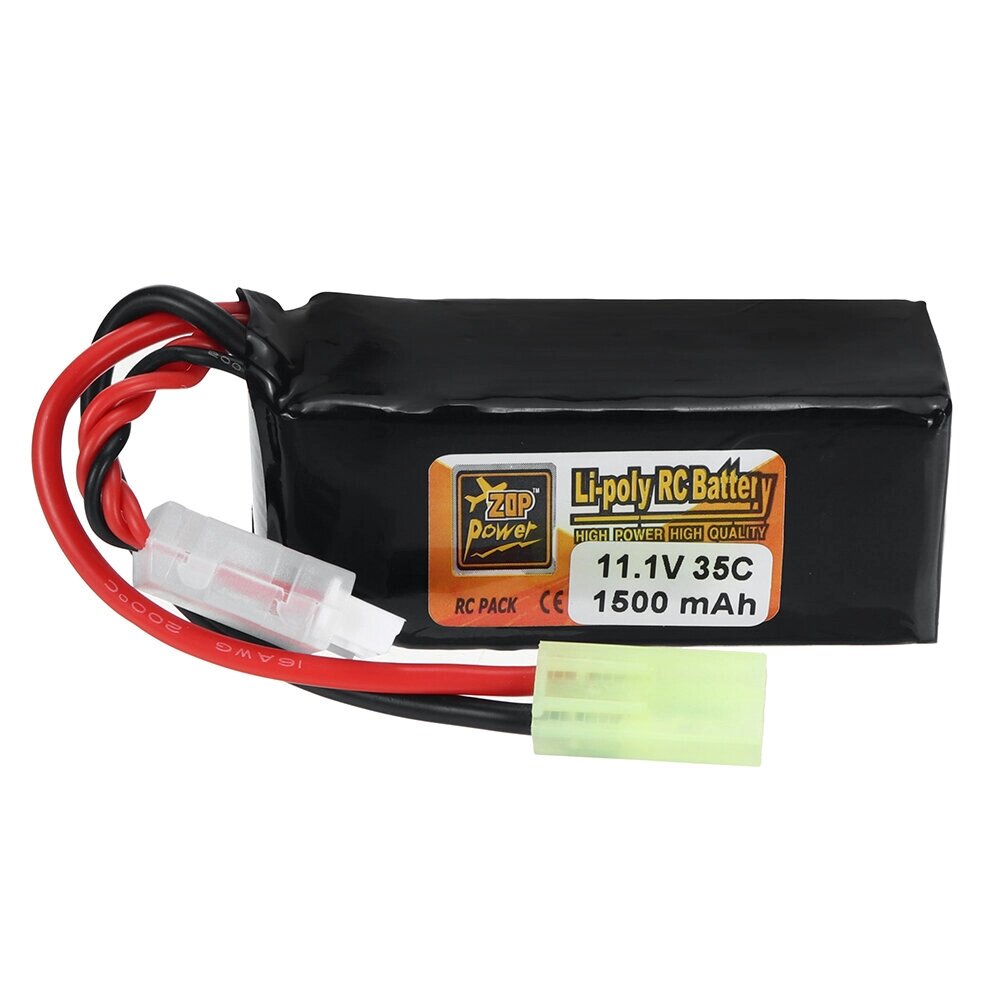 ZOP Power 3S 11,1 В 1500 мАч 35C LiPo Батарея T Plug для RC Авто Самолет Вертолет FPV Гонки Дрон - отзывы