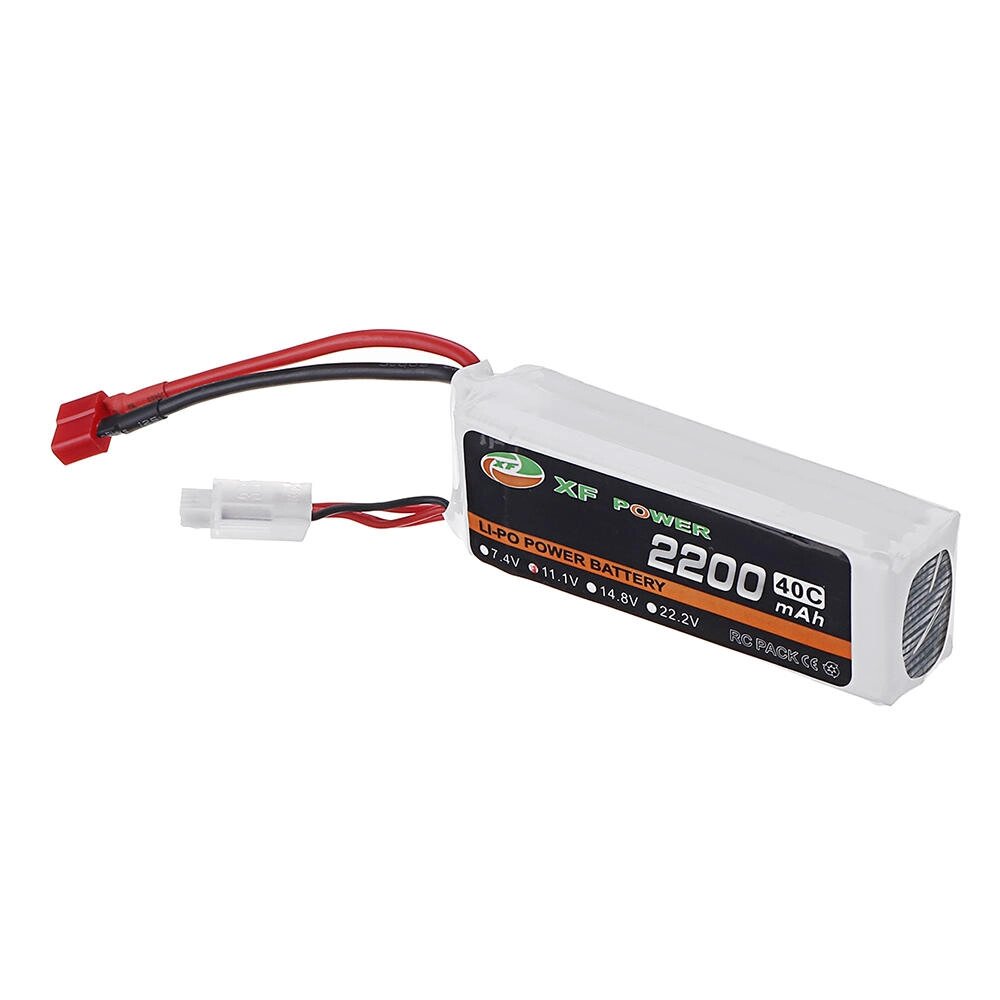 XF POWER 11.1 в 2200 мач 40C 3S lipo батарея T plug для RC авто вертолет - преимущества