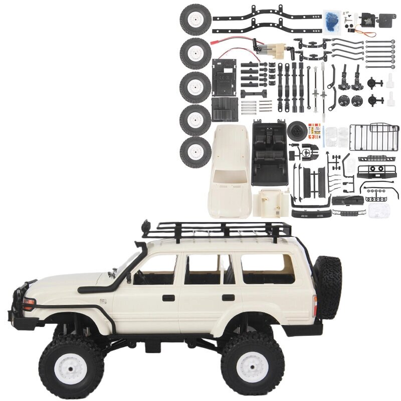 WPL CB05S-1 LC80 1/16 4WD OFF Road RC Авто Набор Модели автомобиля с багажником на крышу - особенности