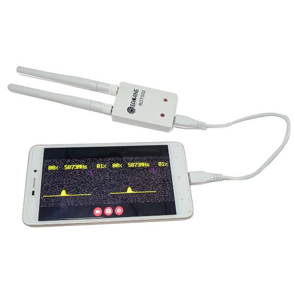 Каждый ROTG02 UVC OTG 5.8G 150CH Diversity Audio FPV Receiver for Android Tablet Smartphone - особенности