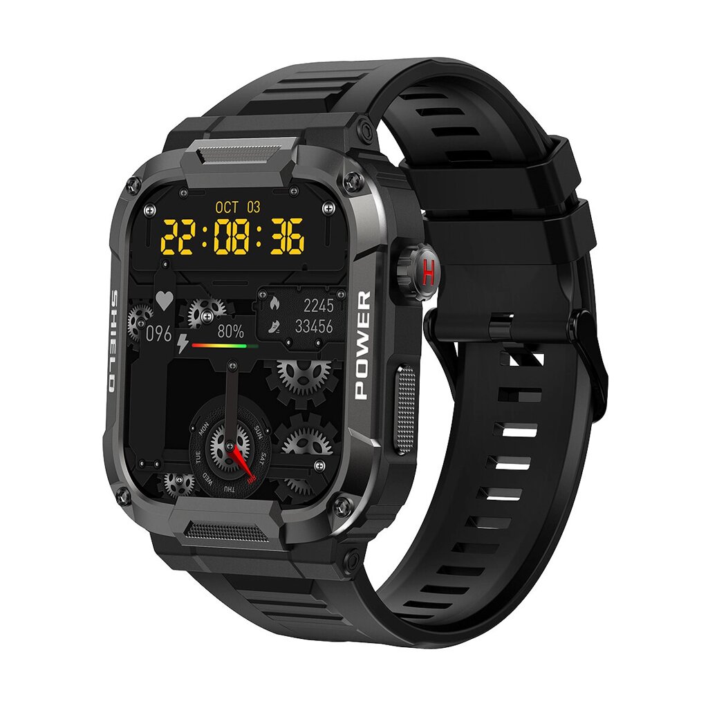 MK66 1.85 inch HD Экран bluetooth Calling Heart Rate Blood Pressure SpO2 Monitor IP68 Водонепроницаемый Outdoor Three-pr - преимущества