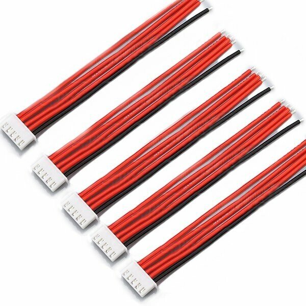 5PCS 4S 5Pin 2.54XH 30cm Lipo Батарея Зарядное устройство Силиконовый Провод Базовый удлинительный кабель - Армения