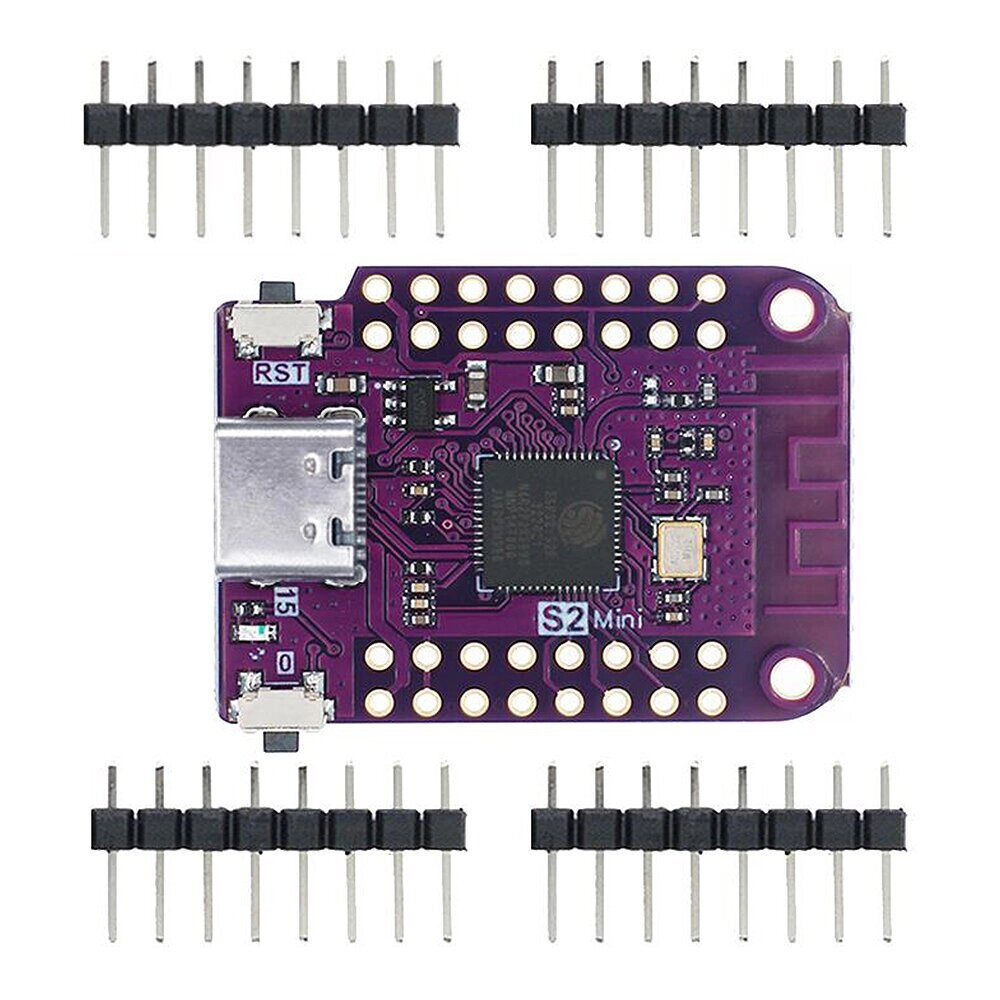 Плата S2 mini V1.0.0 WIFI IOT на основе ESP32-s2fn4R2 ESP32-s2 4 мб FLASH 2 мб PSRAM micropython ardino совместимая маке - Bangoo