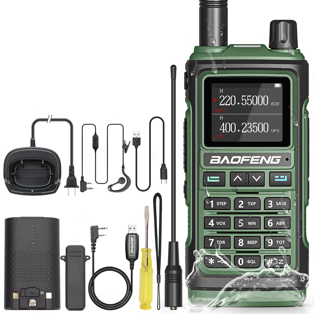 Baofeng UV-17pro L высокой мощности Walkie Talkie 136–520 МГц Три Стандарты Портативный ручной двухсторонний Радио Домоф - скидка