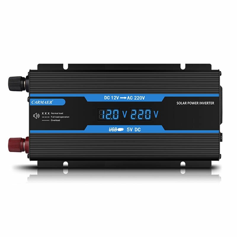 350W доработанный инвертор 12V DC волны синуса к инвертору силы DC Солнечная 220V с двойным цифровым Дисплей - доставка