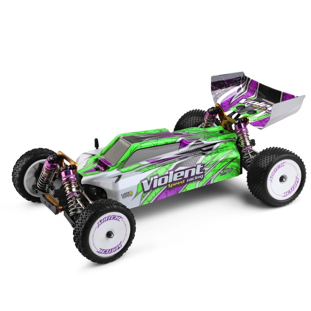 Wltoys 104002 RTR 1/10 2.4G 4WD 60 км/ч Бесколлекторный RC Авто Металлическое шасси Модель высокоскоростного гоночного а - Армения