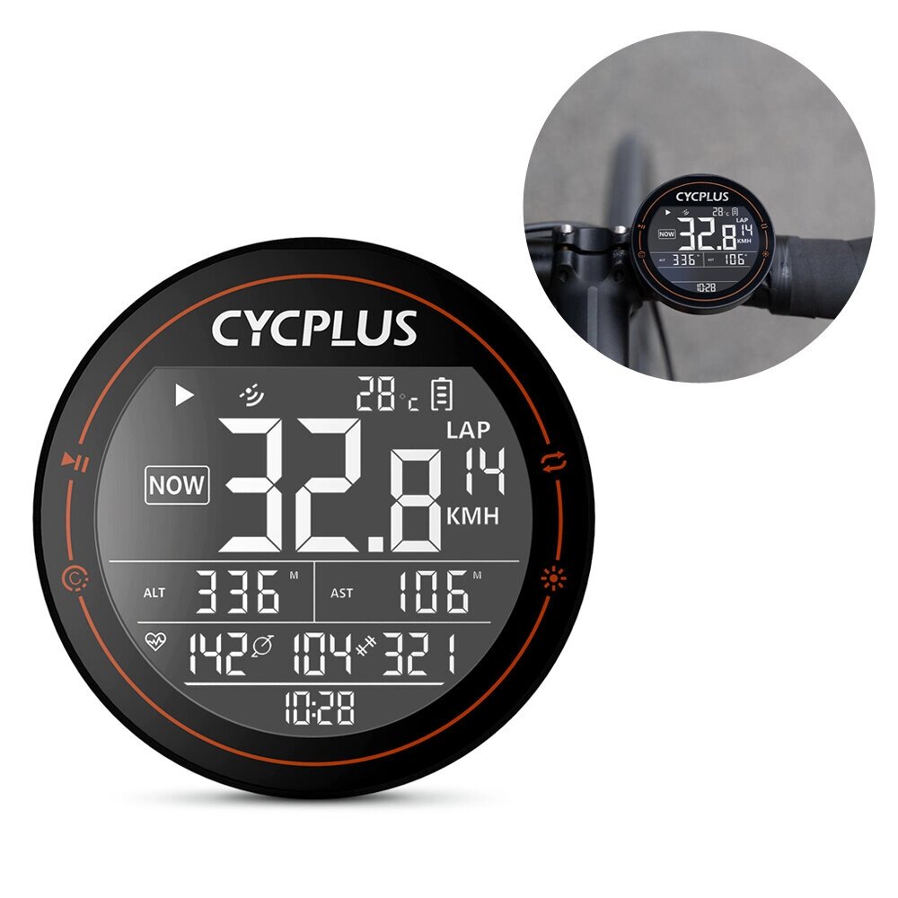 CYCPLUS M2 велокомпьютер ANT+ GPS Bluetooth Smart беспроводной секундомер спидометр одометр водонепроницаемый циклокомпь - скидка