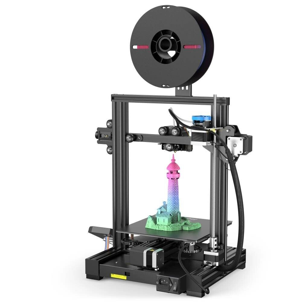 Creality 3D Ender-3 V2 Нео 3D-принтер 220*220*250mm Print Size with CR-Touch Auto Leveling/Full-metal Bowden Extruder - распродажа