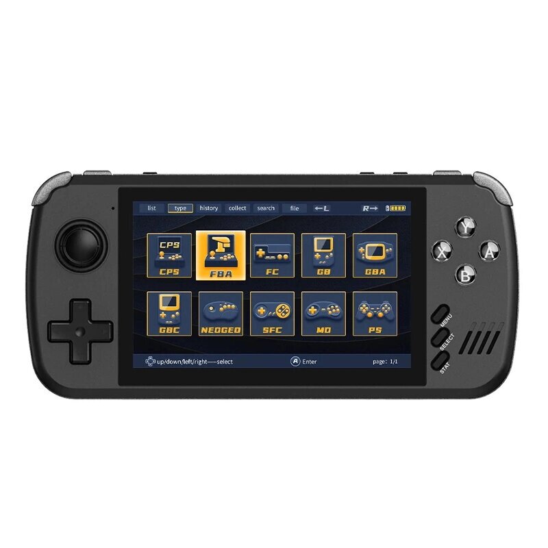 Powkiddy X39 32GB 3000+ Games Handheld Game Console 4.3 inch IPS HD Отображать FBA FC GB SFC MD PS Linux Система Retro G - распродажа