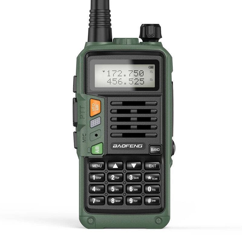 BAOFENG X9 5W 2800mAh UV Dual Band Walkie Talkie with Headset High Власть Flashlight LCD Display Drop Resistant Two-Way - характеристики