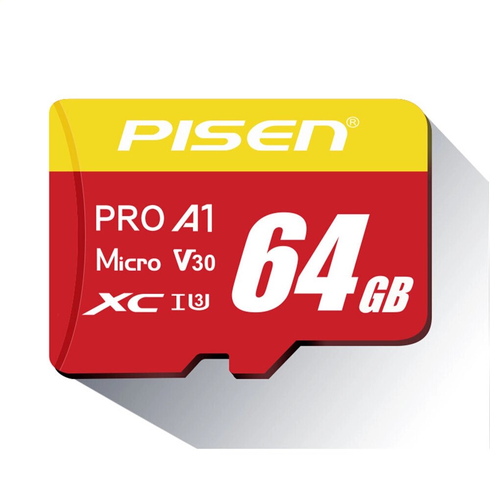 Высокоскоростная карта памяти Pisen Class 10 TF 32GB 64GB 128 ГБ Micro SD Card Flash Смарт-карта для телефона камера Рег - гарантия