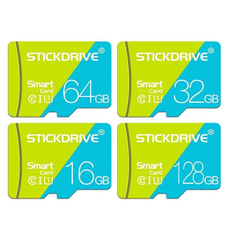 Высокоскоростная карта памяти Stickdrive класса 10 TF 64GB 128 ГБ 256 ГБ Micro SD-карта Flash Смарт-карта для телефона к - распродажа