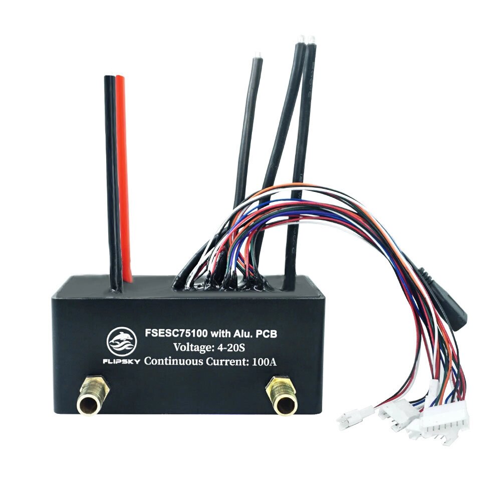 Flipsky 75100 84V ESC с алюминиевой печатной платой 75 Корпус водяного охлаждения для Surboard Submarine Underwater Prop - отзывы