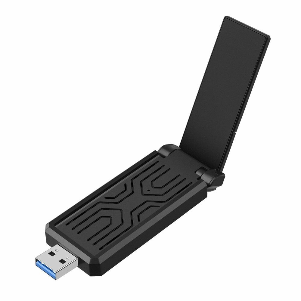 AX1800 WiFi6 Беспроводная сетевая карта USB3.0 1800 Мбит/с Сетевой адаптер 2,4G/5,8G Dual Стандарты USB WiFi Приемник Со - доставка