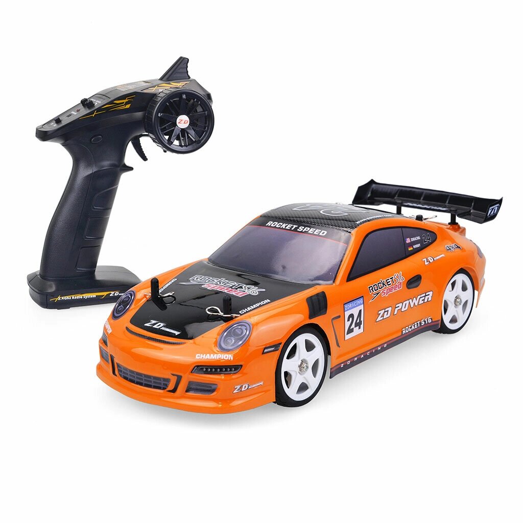 ZD 1/16 2.4G 4WD Brushed Racing Rocket S16 Drift RC Авто Модели автомобилей - розница