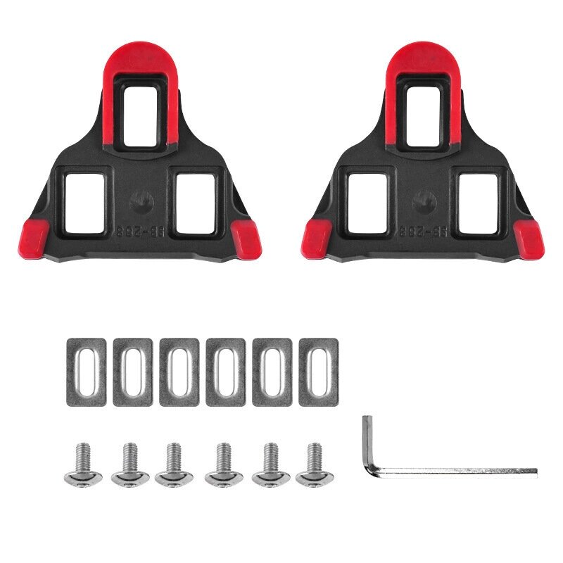 Роуд байк педальный клин для велосипеда, обувные клинки для велосипеда, клинки для велосипедной педали дорожной системы - обзор