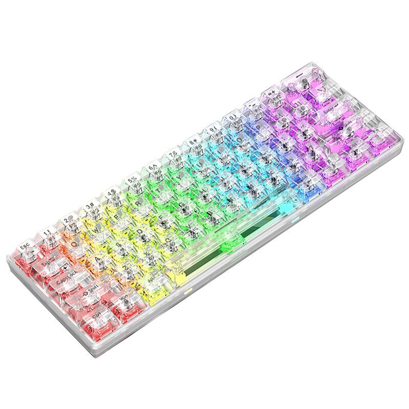 СУНСВФОКС K30 61 клавиша Механический Игровая Клавиатура Горячая замена RGB Type-C Перезаряжаемая 60% раскладка Игровая - фото