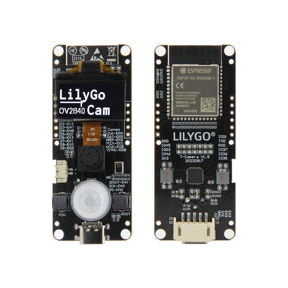 LILYGO T-Camera-s3 ESP32-s3 Макетная плата 2MP HD Камера 0,96 дюйма OLED 16MB Flash Wi-Fi модуль bluetooth - Bangoo