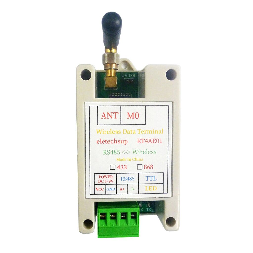 RT4AE01 433M 868M RS485 USB Беспроводной трансивер Модуль последовательной передачи данных на большие расстояния - розница