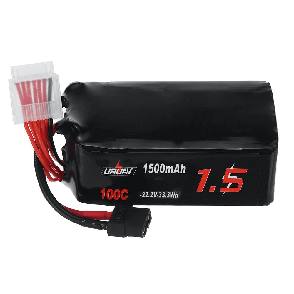 URUAV 22.2V 1500mah 100C 6S lipo батарея XT60 штекер для RC дрон - характеристики