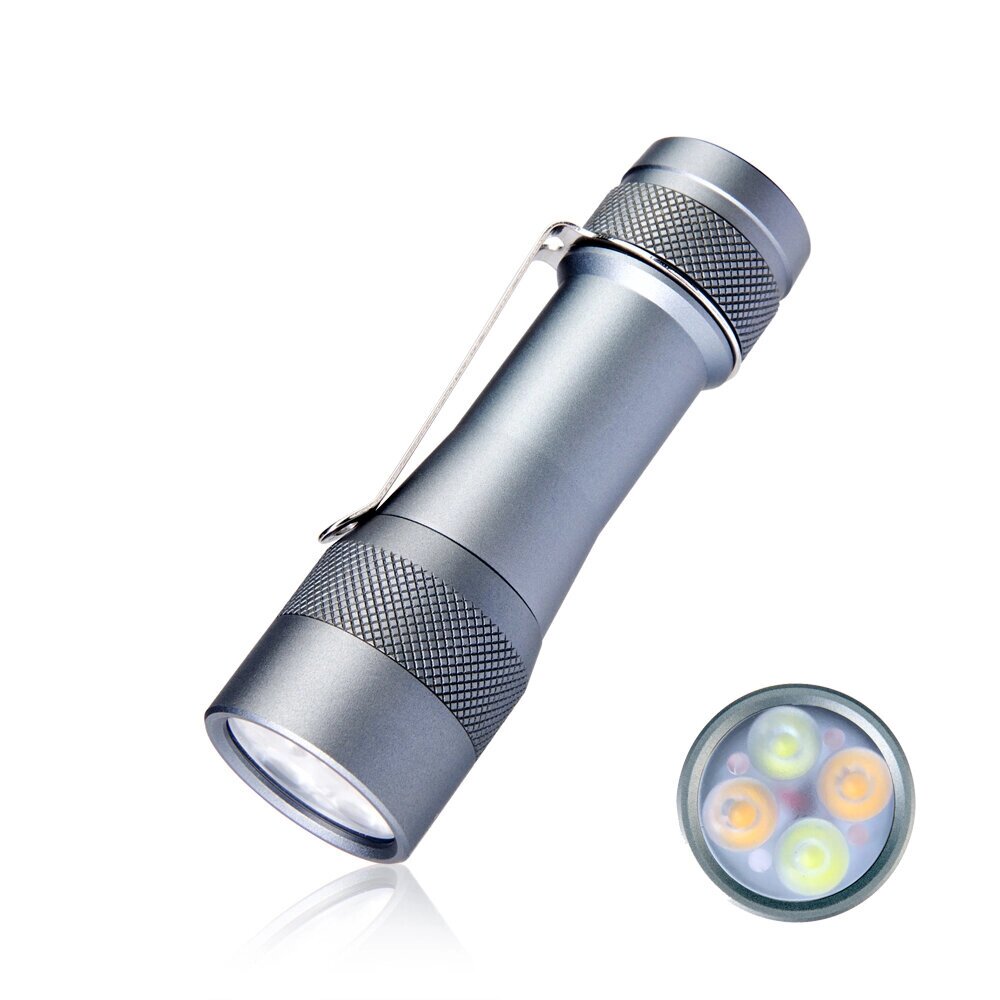 Lumintop FW4x XPL+HI nichia 219C 3150LM вел flashlight 3000K/4000K/4500K/5000K/6500K light color adjustable 18650 mini T - фото