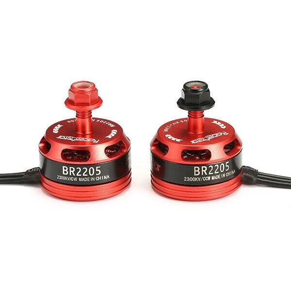 Racerstar Racing Edition 2205 BR2205 2300KV 2-4S Бесколлекторный мотор Красный для 220 250 РУ Дрона FPV Гонки - описание