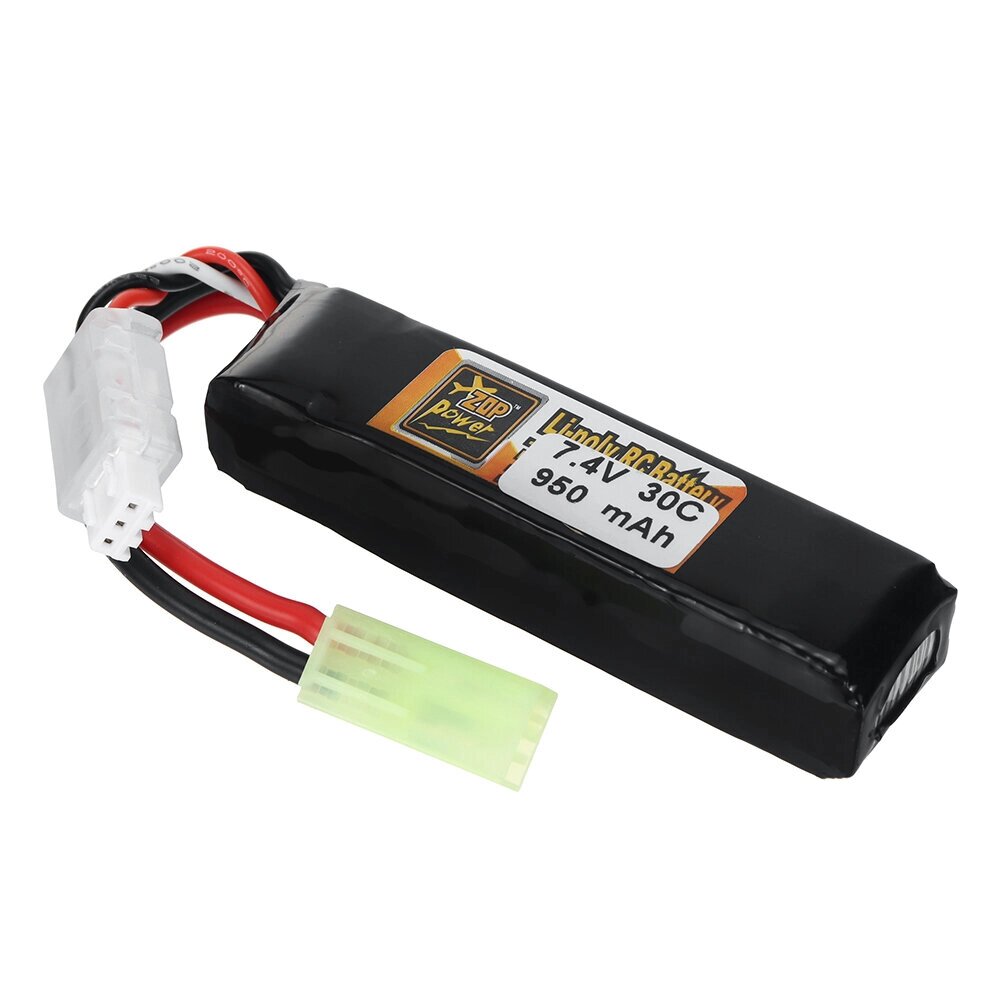 ZOP Power 2S 7,4 В 950 мАч 30C LiPo Батарея T Plug для RC Авто Самолет Вертолет FPV Гонки Дрон - доставка