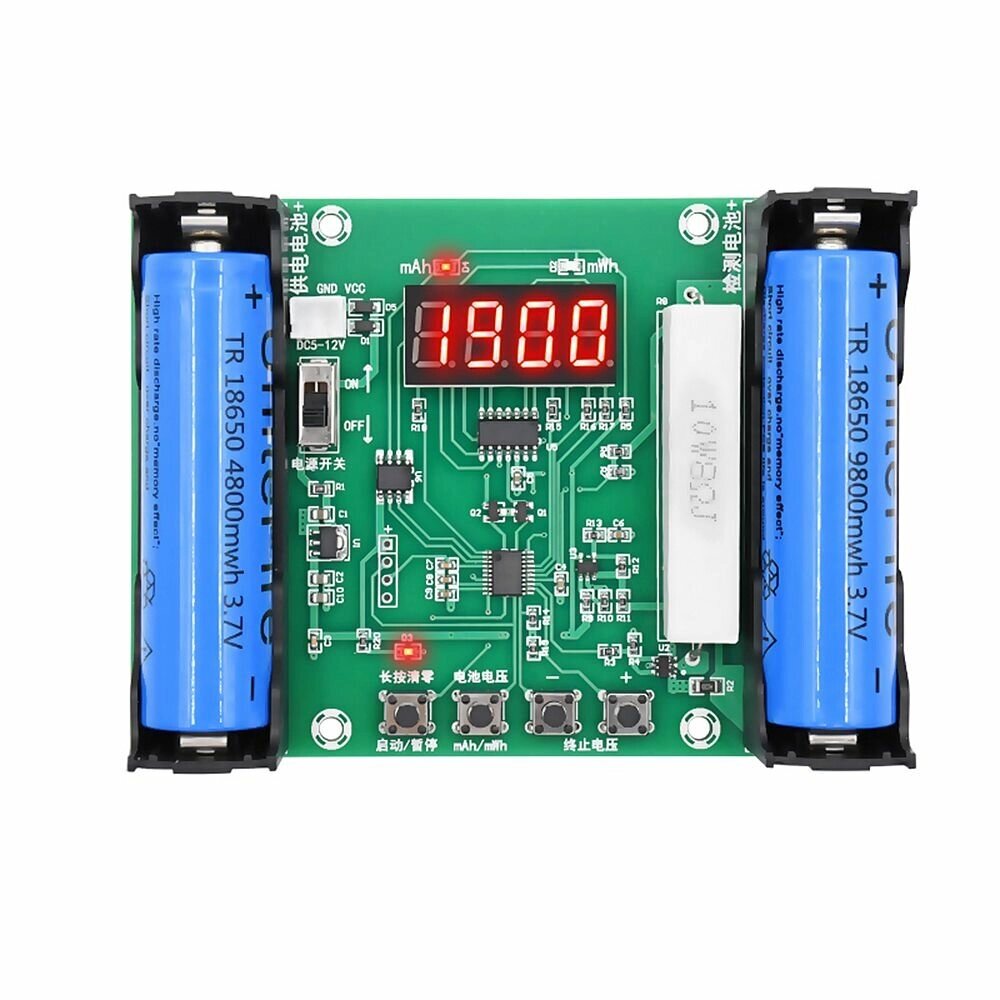 XH-M240 Батарея Тестер емкости мАч мВтч для 18650 Lithium Батарея Цифровой измерительный литиевый Батарея Тестер определ - описание