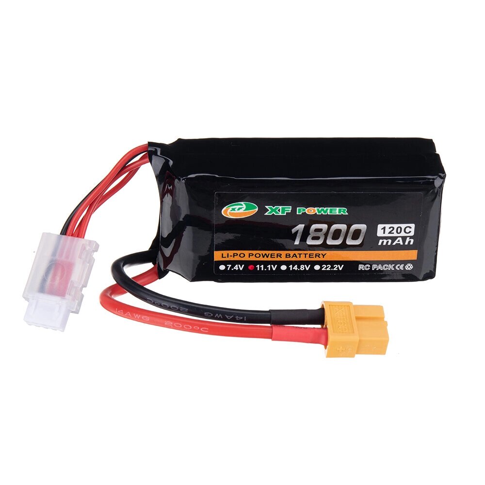 XF POWER 11,1 в 1800 мач 120C 3S lipo батарея разъем XT60 для RC дрон - наличие