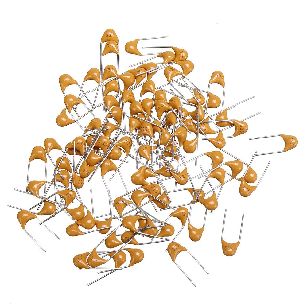 100шт 33NF 5.08MM 333 50V Многослойный монолитный конденсатор Керамический - доставка