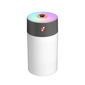 Портативный светодиодный светильник мини-увлажнитель с распылением 300 мл, двойной ароматический диффузор с маслом, USB-
