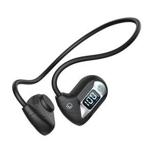 Q1 Air Conduction Наушник Bluetooth V5.3 Low Latency 14 мм Динамический драйвер 360° Стерео 180 мАч LED Батарея Дисплей