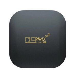 Сетевая телевизионная приставка D9max Быстрая сетевая приставка Коробка 2.4G WIFI 5G 4K H. 265 Сетевой проигрыватель 16GB