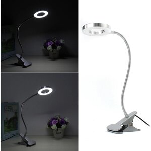Skymore LED Book Light Clip Светодиодная лампа для чтения Интерфейс USB 2 Яркость Теплая / Белая с защитой глаз