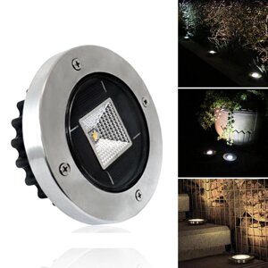 Солнечная Powered White Warm White Водонепроницаемы IP65 Buried Light Lawn Лампа для На открытом воздухе Yard