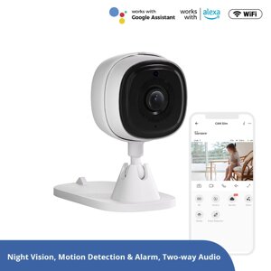 SONOFF CAM Тонкий Wi-Fi Smart Security камера 1080P HD Двустороннее аудионаблюдение Автоматическое отслеживание движения