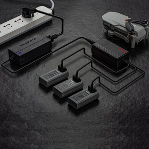 STARTRC 3-в-1 Интеллектуальный зарядный концентратор Батарея Smart Fast Quick Charger для DJI Mavic MINI / MINI 2 / MINI