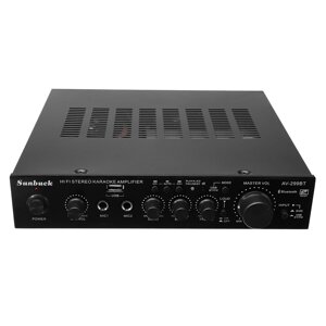 Sunbuck AV-299BT 200W HIFI Bluetooth Стерео питание Усилитель Дистанционное Управление USB FM-микрофон Вход