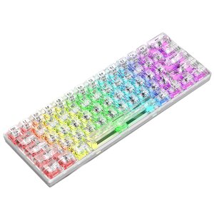 СУНСВФОКС K30 61 клавиша Механический Игровая Клавиатура Горячая замена RGB Type-C Перезаряжаемая 60% раскладка Игровая