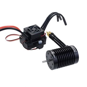 Surpass Hobby Waterproof F540 V2 Sensorless Бесколлекторный мотор with 60A ESC for 1/10 RC Vehicles